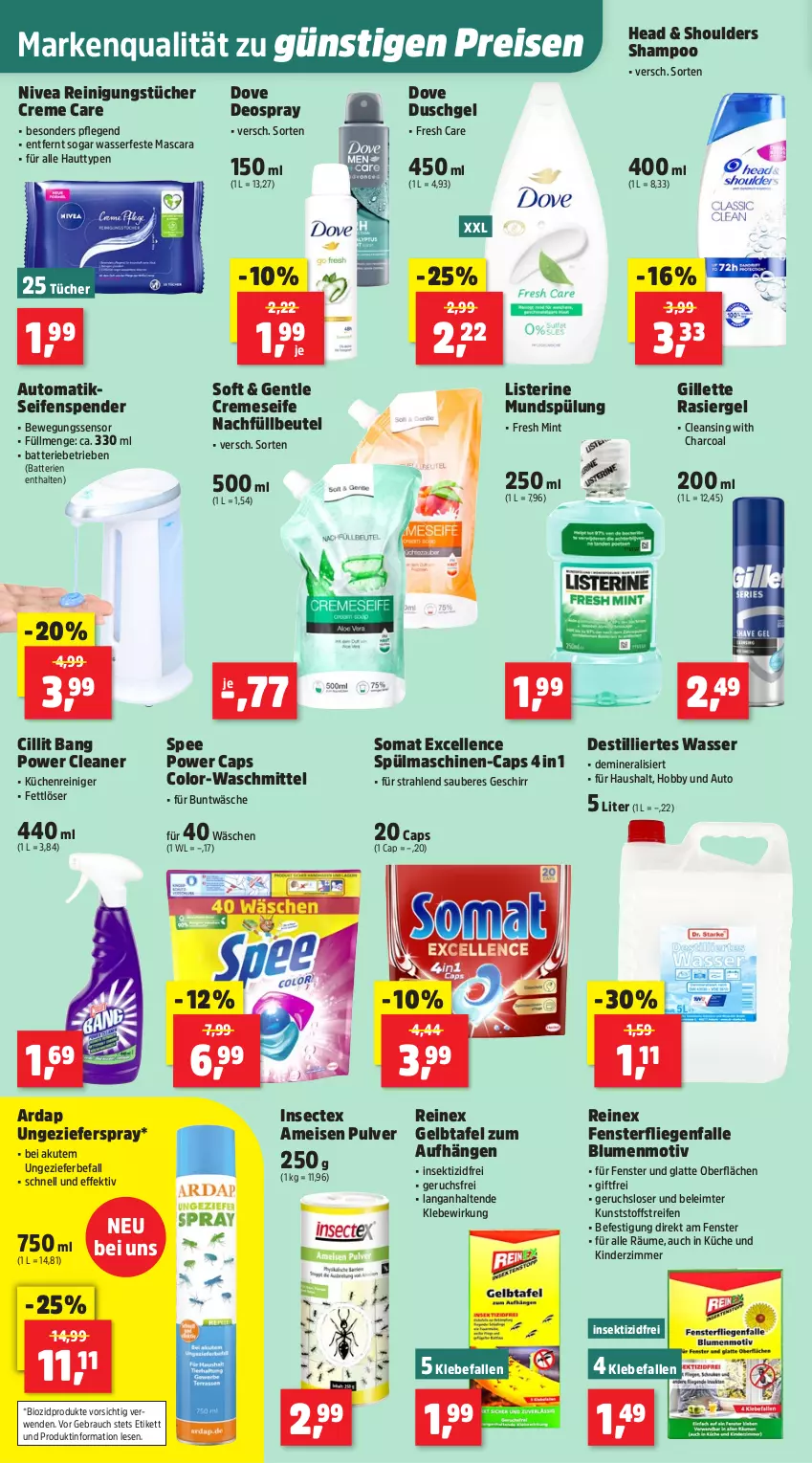Aktueller Prospekt Thomas Philipps - von 16.06 bis 21.06.2025 - strona 10 - produkty: auto, batterie, batterien, beutel, Bewegungssensor, bio, biozidprodukte, blume, blumen, Cap, Cillit, cillit bang, creme, cremeseife, deo, deospray, dove, duschgel, eis, elle, fenster, Fettlöser, geschirr, gillette, Hobby, Insektizid, Kinder, Kinderzimmer, küche, Küchen, latte, Liege, listerine, Mascara, mint, mundspülung, nivea, rasiergel, Rauch, reifen, reiniger, Reinigung, reinigungstücher, reis, rwe, Seife, seifenspender, sekt, shampoo, somat, spee, spülmaschinen, spülung, Ti, tücher, waschmittel, wasser