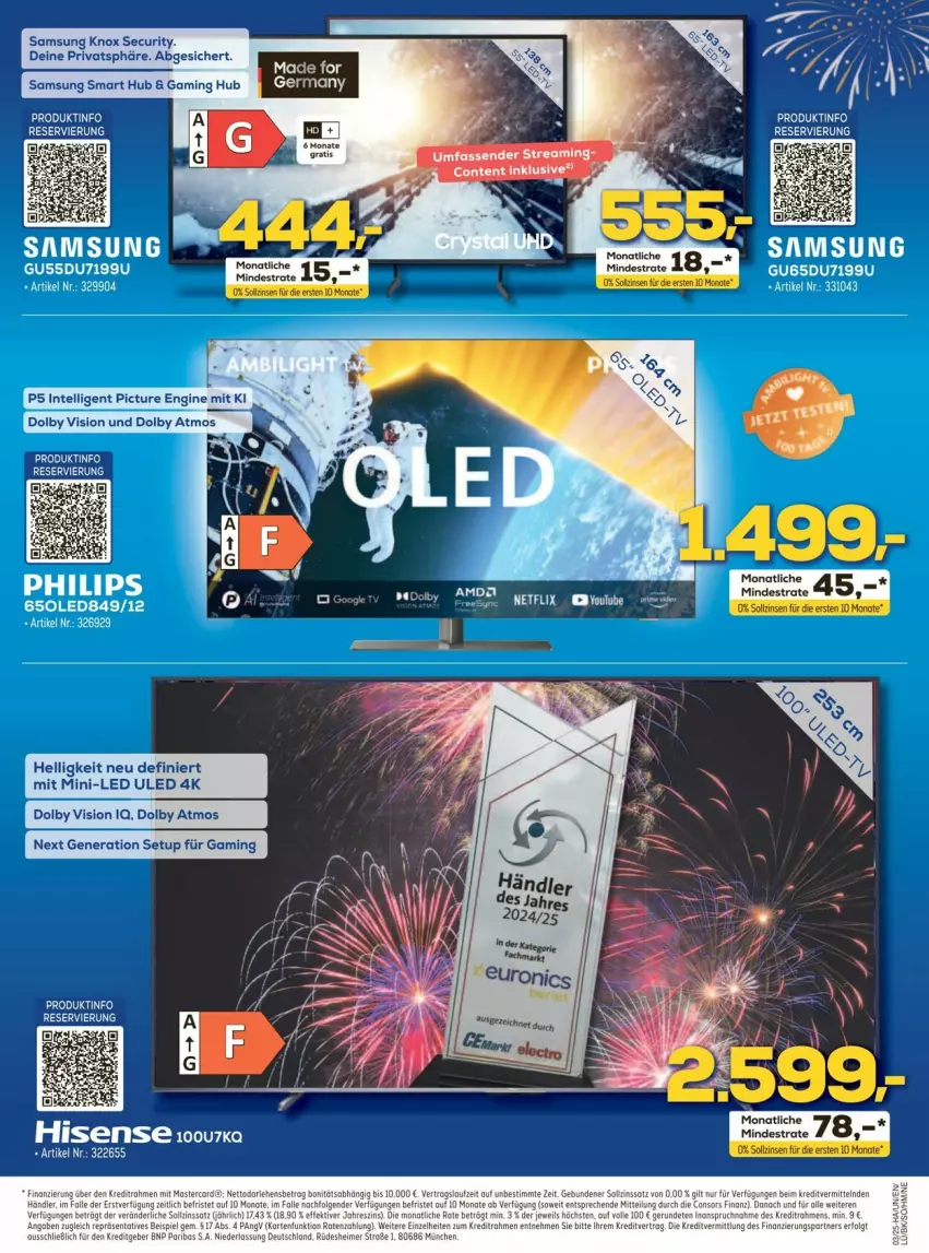 Aktueller Prospekt Euronics - Prospekte - von 11.01 bis 17.01.2025 - strona 3 - produkty: Samsung, Ti