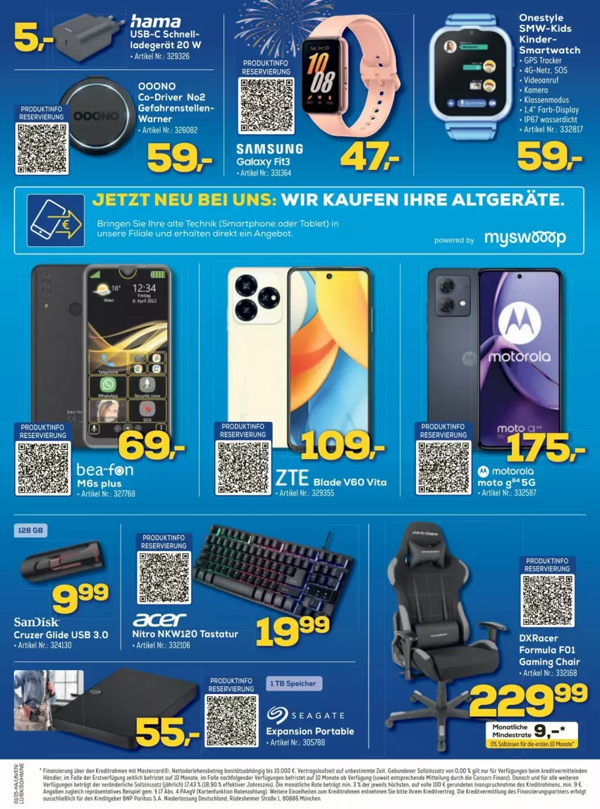 Aktueller Prospekt Euronics - Prospekte - von 11.01 bis 17.01.2025 - strona 6 - produkty: acer, angebot, elle, hama, ladegerät, motorola, ring, seagate, smartphone, smartwatch, tablet, Tastatur, Ti, usb