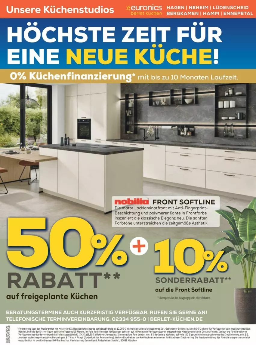 Aktueller Prospekt Euronics - Prospekte - von 11.01 bis 17.01.2025 - strona 8 - produkty: küche, Küchen, lack, Lacklaminat, laminat, Ti