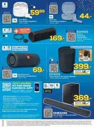 Gazetka promocyjna Euronics - Prospekte - Gazetka - ważna od 17.01 do 17.01.2025 - strona 4 - produkty: bluetooth-lautsprecher, coupon, coupons, elle, gin, jbl, kopfhörer, lautsprecher, rel, Samsung, sofortrabatt, Sonos, soundbar, tee, teller, Ti