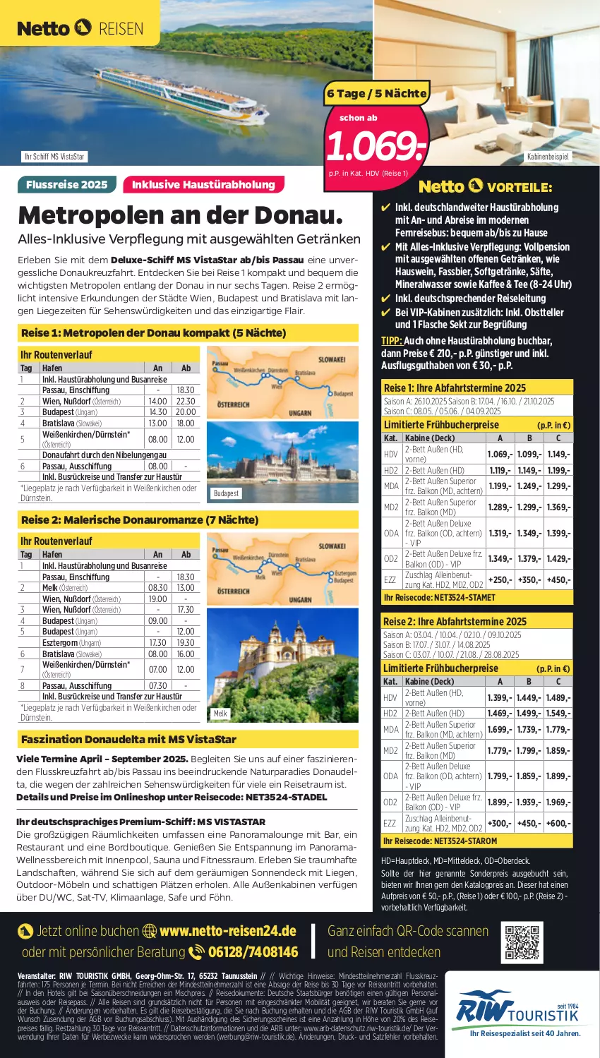 Aktueller Prospekt Netto - Woche 35 - von 26.08 bis 01.09.2024 - strona 4 - produkty: Alwa, aust, bett, bier, Brei, buch, decke, eis, elle, ente, erde, flasche, frühbucherpreise, getränk, getränke, HP, innenpool, kaffee, kreuzfahrten, Liege, Metro, mineralwasser, möbel, Mode, natur, nuss, obst, Persona, pool, pril, rama, reis, rwe, säfte, sekt, Spezi, tee, teller, Ti, uhr, wasser, weck, wein, wellnessbereich, ZTE