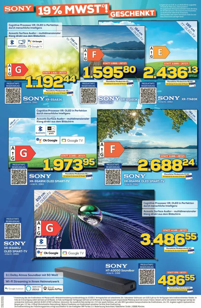 Aktueller Prospekt Euronics - Prospekte - von 17.05 bis 24.05.2023 - strona 3 - produkty: alexa, Apple, eimer, eis, Intel, LG, monte, Sport, Surf, Ti, Toner