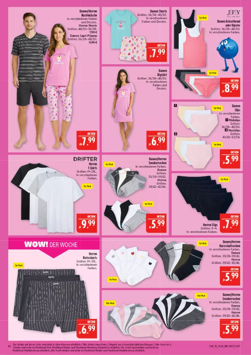 Aktueller Prospekt Marktkauf - Prospekt - von 03.05 bis 09.05.2026 - strona 40 - produkty: Cap, damen short, eis, Kurzschaftsocken, Pyjama, reis, retroshorts, schuhe, shirt, shirts, shorts, shorty, slip, slips, sneaker, sneakersocken, socken, Sport, T-Shirt, Ti