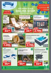 Gazetka promocyjna Marktkauf - Prospekt - Gazetka - ważna od 09.05 do 09.05.2026 - strona 30 - produkty: angebot, angebote, Anhänger, Bau, beistelltisch, eis, elle, Fahrrad, fenster, Garten, Holz, klapptisch, Lampe, LED Lampe, ndk, pool, Proviant, reis, sac, schlauch, sekt, Sport, sporttasche, Tasche, telefon, Ti, tisch, uhr, ventilator, Whirlpool, Zelt