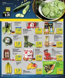 Gazetka promocyjna Diska - Gazetka - ważna od 04.05 do 04.05.2024 - strona 6 - produkty: aktionspreis, banane, bananen, Bau, beere, beeren, bio, brokkoli, burger, deka, discount, edeka bio, eis, erdbeere, erdbeeren, Frühkartoffeln, gurke, kartoffel, kartoffeln, mango, pflaume, pflaumen, Pflaumen-Tomaten, reis, ring, rispentomaten, Romanasalat, salat, Salatgurke, Schal, spargel, spargel grün, speisefrühkartoffeln, tafeläpfel, tee, Ti, tomate, tomaten, ZTE