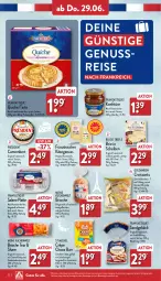 Gazetka promocyjna Aldi Nord - ALDI Aktuell - Gazetka - ważna od 01.07 do 01.07.2023 - strona 22 - produkty: asti, beutel, brie, camembert, creme, Croissant, croissants, eis, frucht, gin, Käse, konfitüre, kuchen, latte, mit frucht, nuss, Quiche, reis, riegel, salami, schnitten, schoko, schokolade, schokoladen, schokoriegel, Ti, ZTE