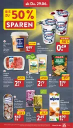 Gazetka promocyjna Aldi Nord - ALDI Aktuell - Gazetka - ważna od 01.07 do 01.07.2023 - strona 29 - produkty: alpro, auer, aufschnitt, Bau, Bauer, Becher, bio, drink, feta, fisch, frucht, fruchtjoghurt, gin, grill, joghur, joghurt, Käse, lysell, mandel, Mandeldrink, natur, pfanne, pfannen, pfannenkäse, Spezi, tee, Ti, trolli, und pfanne, ZTE