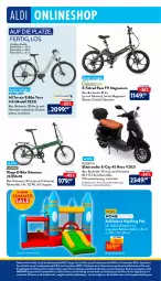 Gazetka promocyjna Aldi Nord - ALDI Aktuell - Gazetka - ważna od 01.07 do 01.07.2023 - strona 34 - produkty: akku, aldi, angebot, angebote, auer, Bad, Bau, bestpreis, dell, E-Bike, eis, Elektro, Elektroroller, elle, erde, gin, Hüpfburg, Kinder, magnesium, Mode, ndk, reis, Roller, rwe, Schal, Schale, Sport, Ti, uhr