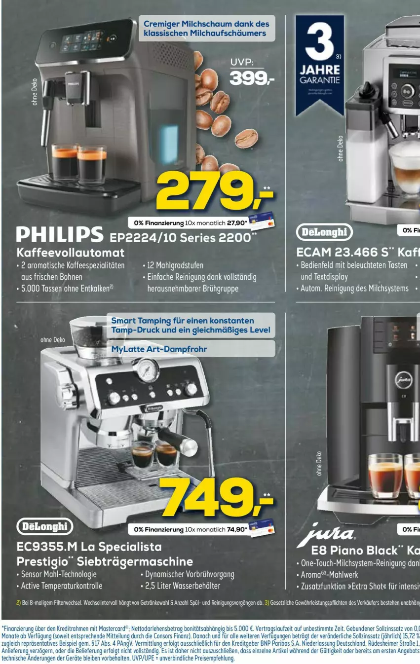 Aktueller Prospekt Euronics - Prospekte - von 01.03 bis 08.03.2023 - strona 13 - produkty: angebot, auto, bohne, bohnen, buch, consors finanz, eimer, eis, ente, Germ, kaffee, kaffeevollautomat, lack, Leuchte, LG, mastercard, reis, Ti