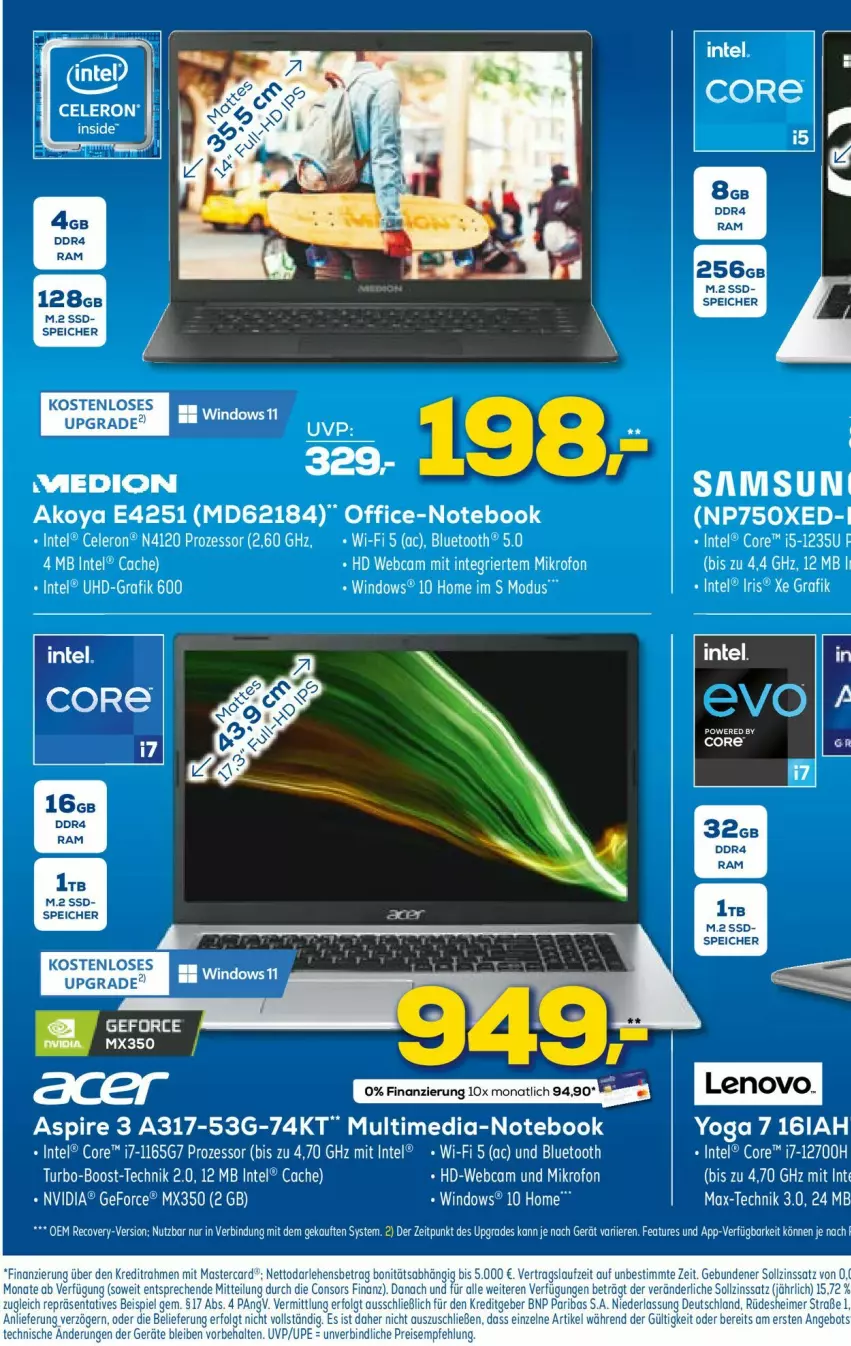 Aktueller Prospekt Euronics - Prospekte - von 01.03 bis 08.03.2023 - strona 5 - produkty: geforce, Intel, ssd