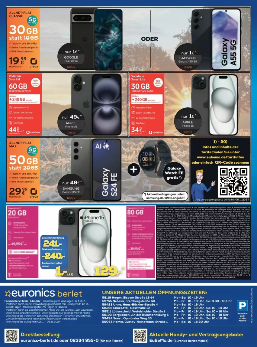 Aktueller Prospekt Euronics - Prospekte - von 04.11 bis 30.11.2024 - strona 12 - produkty: Samsung, Ti