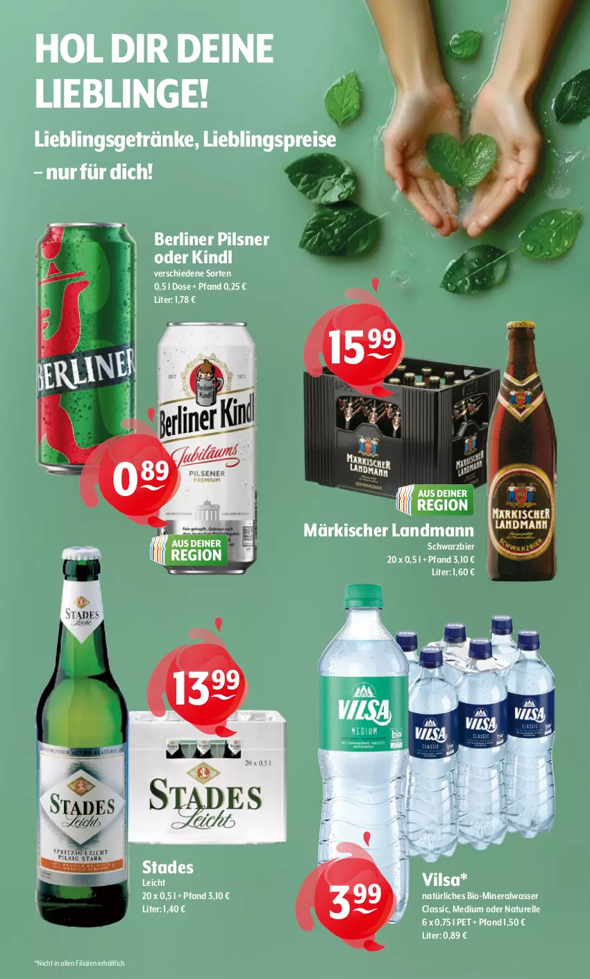 Aktueller Prospekt Getraenke Hoffmann - Prospekte - von 11.05 bis 16.05.2026 - strona 9 - produkty: Alwa, berliner, bier, bio, eis, elle, getränk, getränke, mineralwasser, Mineralwasser Classic, natur, pils, pilsner, reis, rel, vilsa, wasser