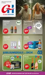 Gazetka promocyjna Getraenke Hoffmann - Prospekte - Gazetka - ważna od 16.05 do 16.05.2026 - strona 1 - produkty: alkohol, Alwa, angebot, angebote, bier, bio, ecco, eis, elle, Jubiläums, kraft, krombache, krombacher, krombacher pils, mineralwasser, mionetto, natürliches mineralwasser, ouzo, pils, prosecco, puma, RhönSprudel, smoothie, Sprudel, spumante, Ti, wasser
