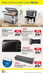 Gazetka promocyjna Lidl - Aktuelle Onlineshop-Highlights - Gazetka - ważna od 31.05 do 31.05.2022 - strona 38 - produkty: aeg, beutel, eis, elle, fritteuse, grill, Heißluftfritteuse, küche, Küchen, mikrowelle, ndk, pommes, Pommes Frites, silvercrest, spülmaschinen, Ti