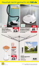 Gazetka promocyjna Lidl - Aktuelle Onlineshop-Highlights - Gazetka - ważna od 31.05 do 31.05.2022 - strona 42 - produkty: akku, alexa, amazon alexa, aqua, AquaPur, auto, beutel, bodenstaubsauger, bürste, eis, hygienefilter, leine, mac, ndk, Saugroboter, schutzhülle, staubsauger, Ti, tisch, wäschespinne, ZTE