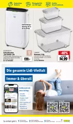 Gazetka promocyjna Lidl - Aktuelle Onlineshop-Highlights - Gazetka - ważna od 31.05 do 31.05.2022 - strona 43 - produkty: angebot, angebote, auer, auto, decke, Deckel, eis, elle, korb, LG, Luftentfeuchter, silvercrest, Sport, Ti, Tiere, tisch