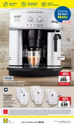 Gazetka promocyjna Lidl - Aktuelle Onlineshop-Highlights - Gazetka - ważna od 31.05 do 31.05.2022 - strona 44 - produkty: ACC, auer, auto, Cap, cappuccino, chia, cin, eis, elle, erde, Gläser, kaffee, kaffeevollautomat, latte, latte macchiato, LG, mac, macchiato, mikrowelle, ndk, reis, spülmaschinen, tee, Thermogläser, Ti, wasser, wassertank