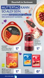 Gazetka promocyjna AldiSud - ALDI Aktuell - Gazetka - ważna od 05.05 do 05.05.2022 - strona 40 - produkty: aldi, auer, eis, frucht, kirsch, kirsche, kirschen, kuchen, pfirsich, pfirsiche, reis, sauerkirschen, Ti, torte, tortenguss, zucker