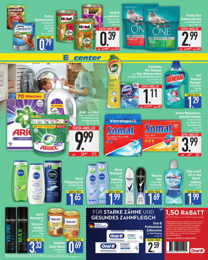 Aktueller Prospekt E Center - Angebote der Woche - von 30.05 bis 04.06.2022 - strona 17 - produkty: deo, syoss, Ti, Yo