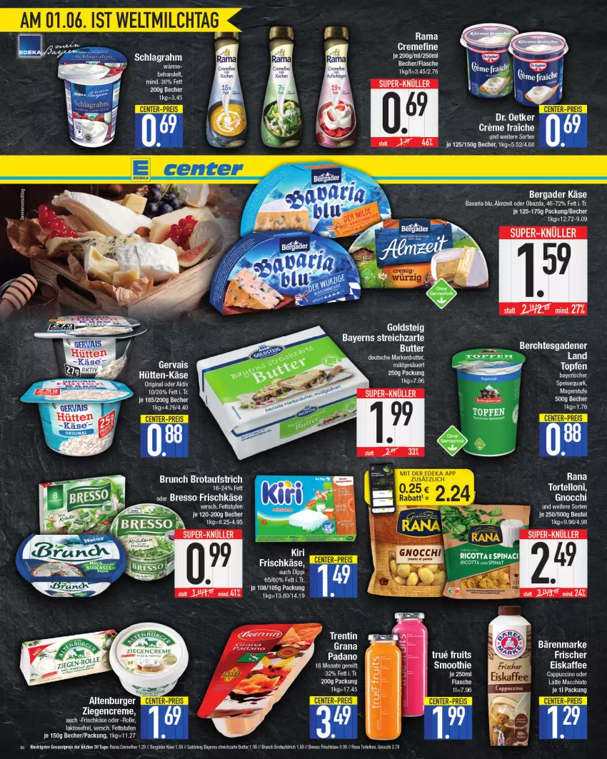 Aktueller Prospekt E Center - Angebote der Woche - von 30.05 bis 04.06.2022 - strona 6 - produkty: kiri, padano, Rana, Ti