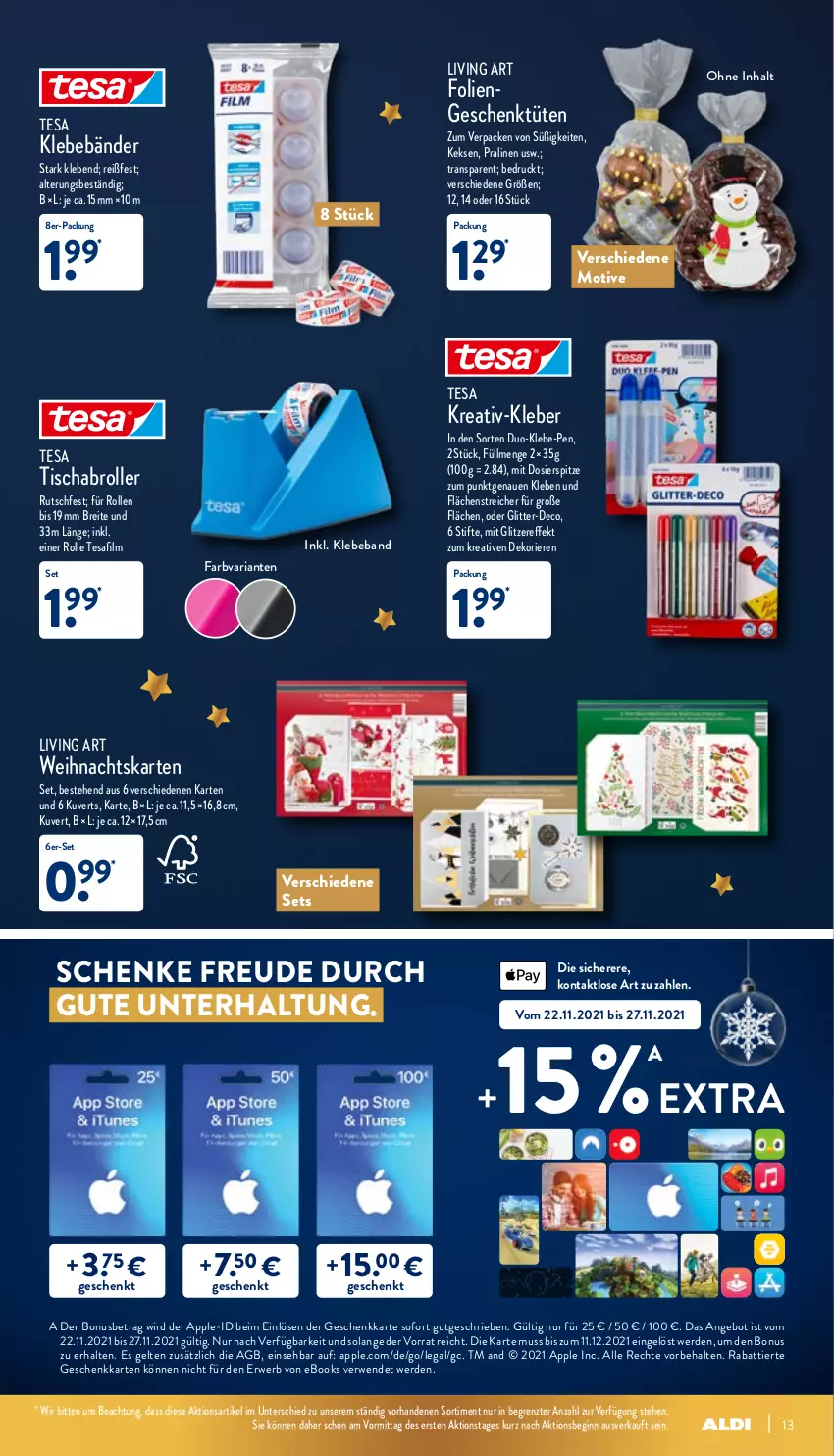 Aktueller Prospekt Aldi Nord - Aldi-Aktuell - von 22.11 bis 27.11.2021 - strona 13