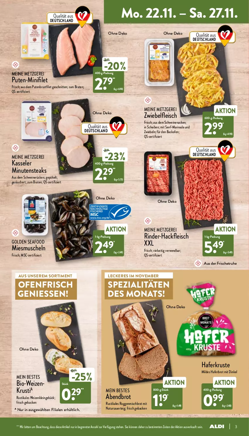 Aktueller Prospekt Aldi Nord - Aldi-Aktuell - von 22.11 bis 27.11.2021 - strona 3