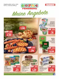 Gazetka promocyjna Feneberg - Prospekte - Gazetka - ważna od 20.08 do 20.08.2022 - strona 1 - produkty: almighur, almighurt, angebot, angebote, bahlsen, Becher, beutel, bockwurst, comtess, comtess kuchen, cremissimo, ehrmann, ehrmann almighurt, eis, elle, frucht, fruchtgummi, fruchtgummis, grill, haribo, kaffee, kräuter, kuchen, langnese, langnese cremissimo, lebensmittel, melitta, reis, Rückensteak, schwein, schweine, schweinerücken, sim, steak, Ti, tisch, tomate, wein, weine, wurst, ZTE