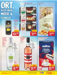 Gazetka promocyjna Netto Marken-Discount - Filial-Angebote - Gazetka - ważna od 22.07 do 22.07.2023 - strona 15 - produkty: angebot, bestpreis, chia, dell, dessert, eis, elle, fisch, fleisch, Italienisches Dessert, kaffee, lavazza, limo, limonade, nero, Pinot, pinot grigio, primitivo, reis, rosato, roséwein, salat, salate, Ti, vorspeise, wein, Weißwein, ZTE