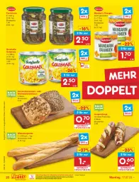 Gazetka promocyjna Netto Marken-Discount - Filial-Angebote - Gazetka - ważna od 22.07 do 22.07.2023 - strona 22 - produkty: angebot, backofen, baguette, bestpreis, blume, blumen, bonduelle, bonduelle goldmais, brötchen, eis, elle, Goldmais, Laugenstange, mais, mandarin-orangen, Meister, ndk, Ofen, orange, orangen, reis, salz, sonnenblume, sonnenblumen, Ti, zucker