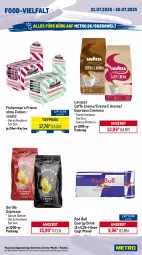Gazetka promocyjna Metro - Wochen-Angebote - Gazetka - ważna od 26.07 do 26.07.2025 - strona 12 - produkty: amaro, angebot, aperitivo rosato, bio, bionade, bohne, bohnen, caffè crema, drink, eis, energy drink, espresso, flasche, getränk, getränke, jever, lavazza, Metro, Palette, rama, ramazzott, ramazzotti, red bull, reis, rosato, Ti, tiefpreis, zott, zucker
