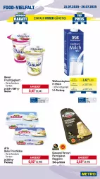 Gazetka promocyjna Metro - Wochen-Angebote - Gazetka - ważna od 26.07 do 26.07.2025 - strona 9 - produkty: angebot, arla, arla buko, auer, Bau, Bauer, Becher, beutel, blume, blumen, blumenkohl, Buko, cocktail, frischkäse, frucht, fruchtjoghurt, joghur, joghurt, Käse, mac, milch, obst, paprika, paprika mix, parmigiano, parmigiano reggiano, reggiano, rispentomaten, Ti, tomate, tomaten, weihenstephan, zwiebel, zwiebeln