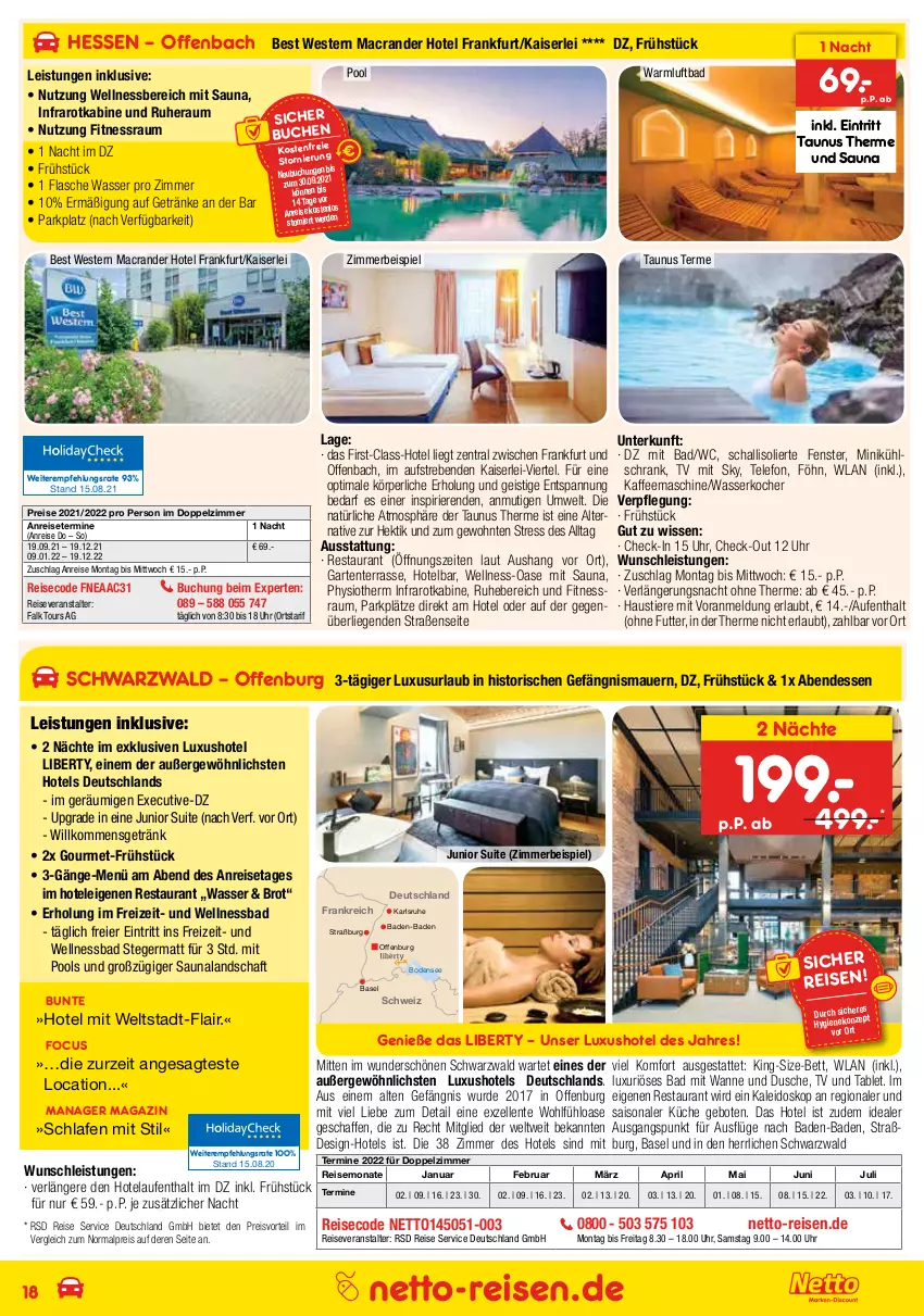 Aktueller Prospekt Netto Marken-Discount - Reisemagazin September - von 26.08 bis 30.09.2021 - strona 18