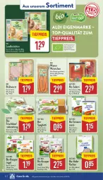 Gazetka promocyjna Aldi Nord - Von Montag - Gazetka - ważna od 18.01 do 18.01.2025 - strona 12 - produkty: aldi, beutel, bio, Bio-Salami, brötchen, Brühwurst, eis, frischkäse, hafer, haferflocken, Käse, Knuspermüsli, lebensmittel, müsli, reis, riegel, salami, sauce, schwein, spaghetti, Ti, tiefpreis, tomate, tomaten, tomatensauce, trolli, wein, wiener, wiener würstchen, wurst, würstchen