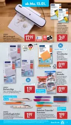 Gazetka promocyjna Aldi Nord - Von Montag - Gazetka - ważna od 18.01 do 18.01.2025 - strona 15 - produkty: aldi, auer, brie, dell, din a4, eis, Engel, ente, expertiz, fenster, Germ, gin, Klammern, Kugel, kugelschreiber, lamm, leine, Mode, ndk, reis, Roller, Schal, Schale, Tasche, taschen, Ti, ZTE