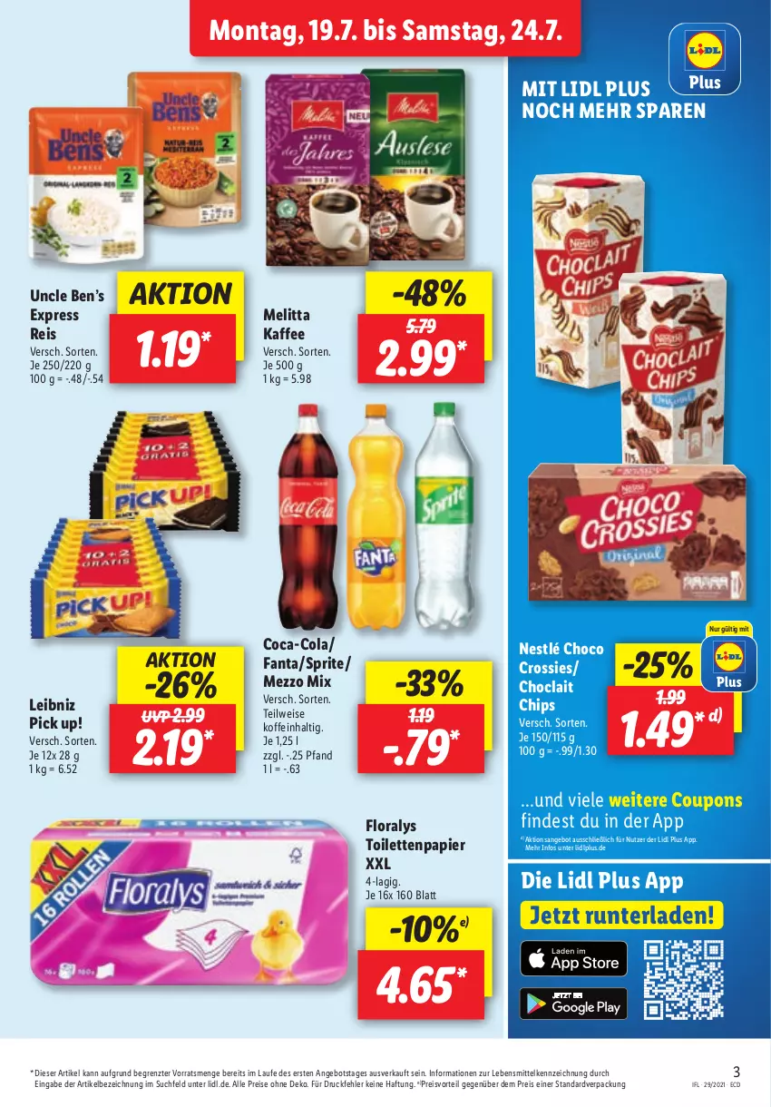 Aktueller Prospekt Lidl - Aktionsprospekt - von 19.07 bis 24.07.2021 - strona 3