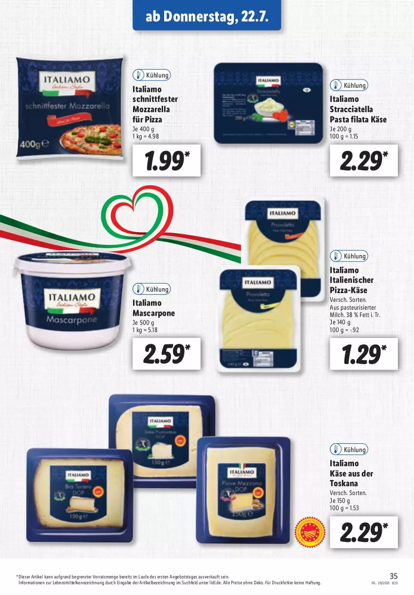 Aktueller Prospekt Lidl - Aktionsprospekt - von 19.07 bis 24.07.2021 - strona 35