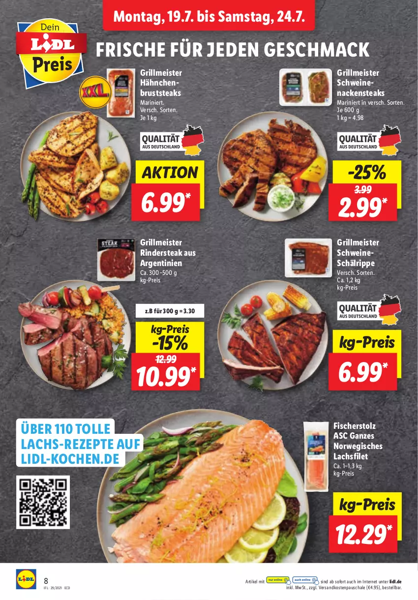 Aktueller Prospekt Lidl - Aktionsprospekt - von 19.07 bis 24.07.2021 - strona 8