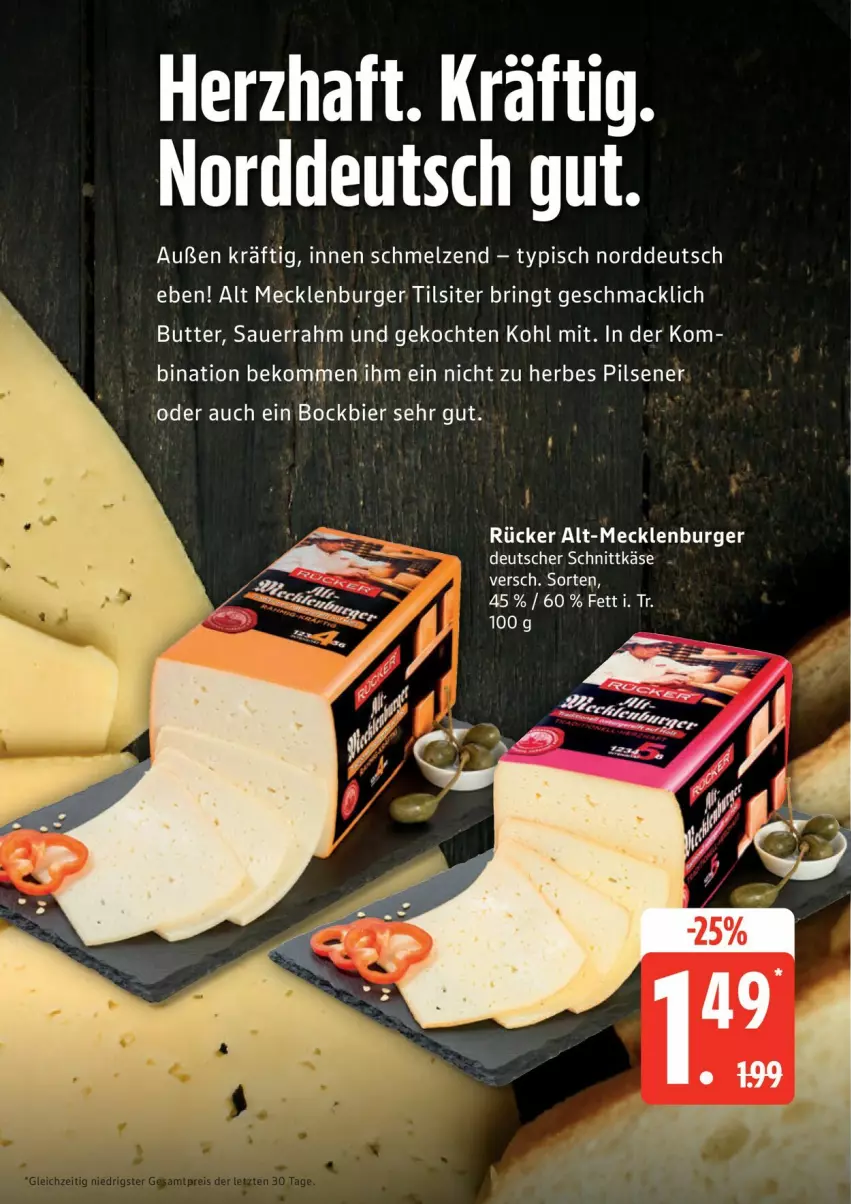 Aktueller Prospekt Edeka - Prospekte - von 22.06 bis 27.06.2026 - strona 11 - produkty: auer, beko, burger, butter, deutscher schnittkäse, elle, Käse, mac, pils, pilsener, ring, Sauerrahm, schnittkäse, Ti, Tilsiter