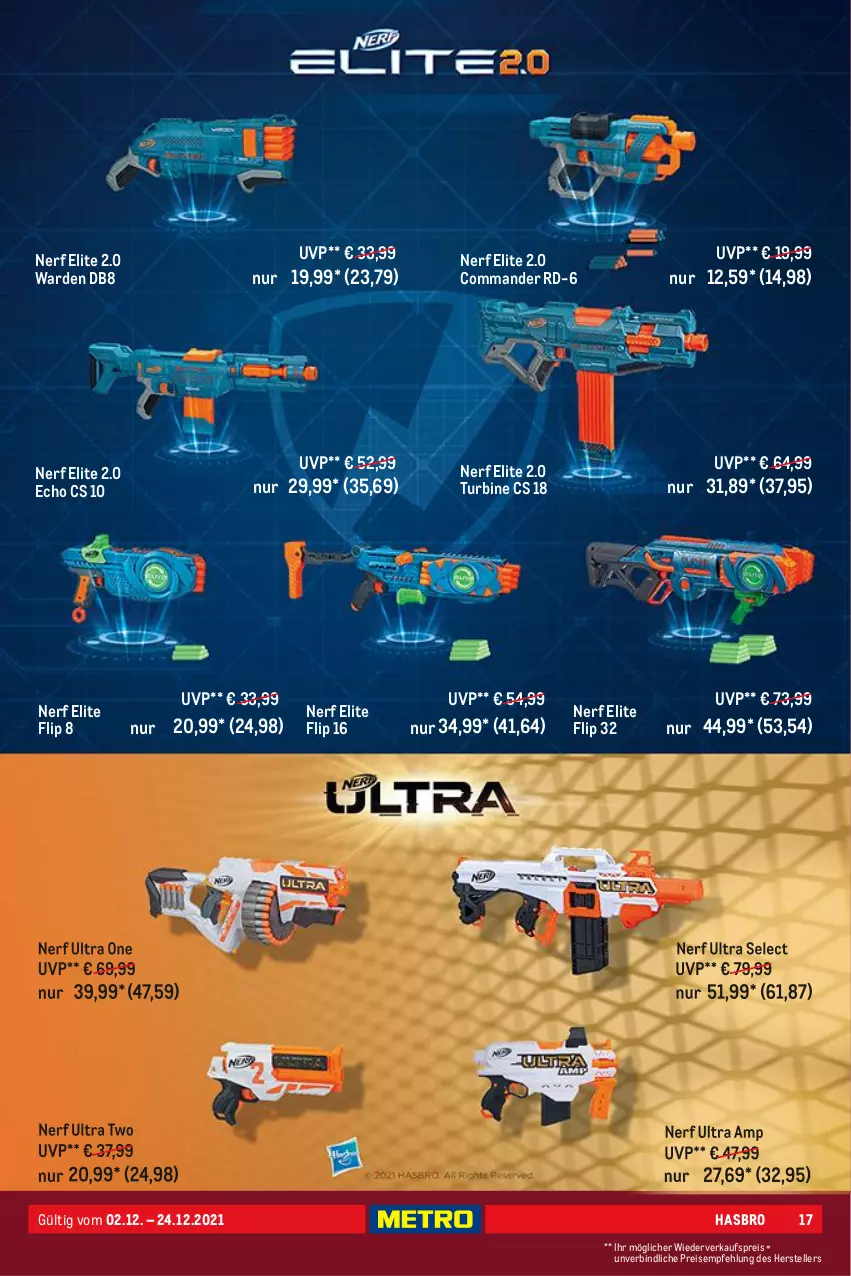 Aktueller Prospekt Metro - Spielwaren Spezial - von 02.12 bis 24.12.2021 - strona 17