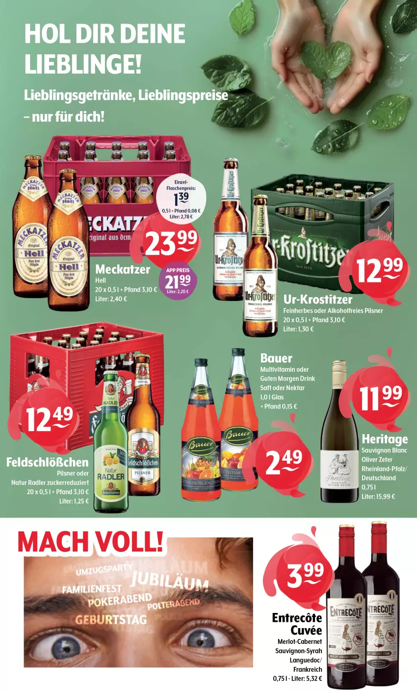 Aktueller Prospekt Getraenke Hoffmann - Prospekte - von 27.10 bis 01.11.2025 - strona 11 - produkty: alkohol, auer, Bau, Bauer, cabernet, cabernet sauvignon, eis, flasche, getränk, getränke, merl, merlot, natur, natur radler, olive, pils, pilsner, radler, reis, sauvignon, Ti, vita, zucker