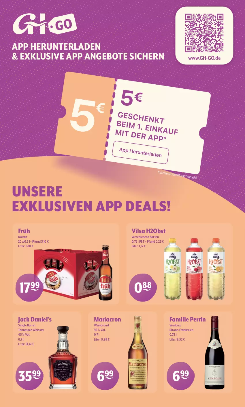 Aktueller Prospekt Getraenke Hoffmann - Prospekte - von 27.10 bis 01.11.2025 - strona 9 - produkty: angebot, angebote, jack daniel, Jack Daniel’s, mariacron, obst, rel, Ria, tennessee whiskey, vilsa, wein, weinbrand, whiskey