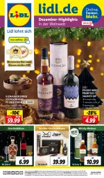 Gazetka promocyjna Lidl - Highlights in der Weinwelt - Gazetka - ważna od 31.12 do 31.12.2023 - strona 1 - produkty: angebot, angebote, berliner, bio, blended scotch, blended scotch whisky, discount, Finish, frucht, Geschenkbox, lebensmittel, magazin, ndk, primitivo, Schal, Schale, schott, scotch, scotch whisky, Ti, wein, whisky