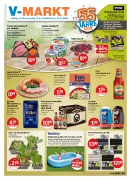 Gazetka promocyjna Vmarkt - V-Markt - Gazetka - ważna od 15.06 do 15.06.2022 - strona 1 - produkty: akku, almighur, almighurt, Becher, beutel, bier, braten, Brei, brot, brustfilet, darbo, darboven, duschdas, duschgel, ehrmann, ehrmann almighurt, eilles gourmet, eis, elle, family pool, filet, flasche, franziskaner, gewürz, gin, Hefe, Jubiläums, kaffee, kartoffel, kartoffelsalat, kellerbier, ketchup, kirsch, kirsche, kirschen, kochbeutel, kraft, ladegerät, lyoner, mac, natur, pflanze, pflanzen, pool, pute, reis, Ria, ring, säge, salat, Schal, Schale, schnitten, schnitzel, shorts, slip, stichsäge, Ti, tisch, tomate, tomaten, tomatenketchup, und gemüse, wasser, wurst, Yo