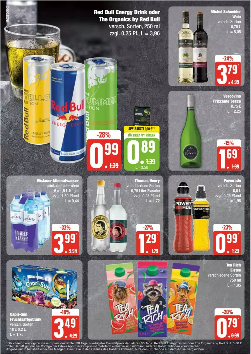 Aktueller Prospekt Edeka - Prospekte - von 06.05 bis 11.05.2024 - strona 18 - produkty: coupon, deka, drink, drinks, eis, nuss, red bull, reis, Ti, ZTE