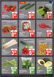 Gazetka promocyjna Edeka - Prospekte - Gazetka - ważna od 11.05 do 11.05.2024 - strona 7 - produkty: avocado, avocados, bio, eier, eis, gurke, gurken, radieschen, reis, rispentomaten, Romanasalat, salat, Salatgurke, salatgurken, tomate, tomaten, ZTE
