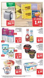 Gazetka promocyjna Marktkauf - Prospekt - Gazetka - ważna od 15.07 do 15.07.2023 - strona 16 - produkty: aktionspreis, arla, Becher, brötchen, brötchenaufsatz, creme, deka, edelstahl, ehrmann, eis, flasche, gin, golden toast, Grießpudding, joghur, joghurt, lätta, milch, Müller, nuss, pudding, rama, reis, sac, sandwich, Ti, tisch, toast, toaster, vanille, ZTE