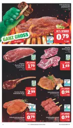 Gazetka promocyjna Marktkauf - Prospekt - Gazetka - ważna od 15.07 do 15.07.2023 - strona 4 - produkty: eis, gewürz, grill, kotelett, reis, rind, rinder, Rückensteak, rückensteaks, schwein, schweine, schweinekotelett, schweinerücken, steak, steaks, Ti, wein, weine, ZTE