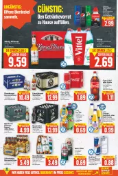 Gazetka promocyjna E Center - Angebote der Woche - Gazetka - ważna od 29.01 do 29.01.2022 - strona 15 - produkty: alkohol, Alwa, bier, bierspezialitäten, bio, bügel, bügelflasche, burger, coca-cola, cola, deka, drink, eis, fanta, flasche, flensburger, franziskaner, frucht, fruchtsäfte, getränk, getränke, ice tea, könig pilsener, krombache, krombacher, krone, LG, mac, mineralwasser, natürliches mineralwasser, Nektar, pils, pilsener, red bull, saft, säfte, Soda, sodastream, Spezi, störtebeker, tee, Ti, wasser, weissbier