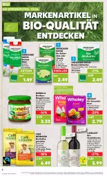 Gazetka promocyjna Kaufland - Kaufland - Gazetka - ważna od 21.06 do 21.06.2023 - strona 2 - produkty: andechser natur, angebot, auer, bio, Bio-Butter, Bio-Kaffee, bioland, bourbon, bourbonvanille, burgunder, butter, butterkäse, creme, decke, gouda, kaffee, Käse, milch, natur, nuss, qualitätswein, Rivaner, rotwein, Sauerrahm, smoothie, smoothies, Ti, vanille, wasser, wein, Weißwein, ZTE